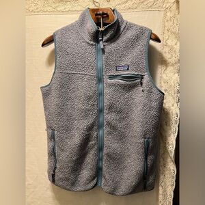 Patagonia Heathered Gray Fleece Vest